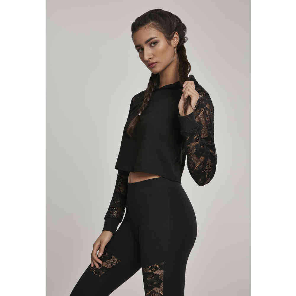 Urban Classics - Short Laces Hoodie/trui - Zwart